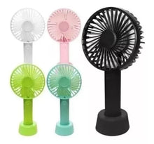 Carregar imagem no visualizador da galeria, Mini Ventilador Portátil Flexível De Mão 3 Velocidades