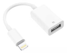 Carregar imagem no visualizador da galeria, Cabo Otg Ios Adaptador Pen Drive Usb Lightning Passa Dados