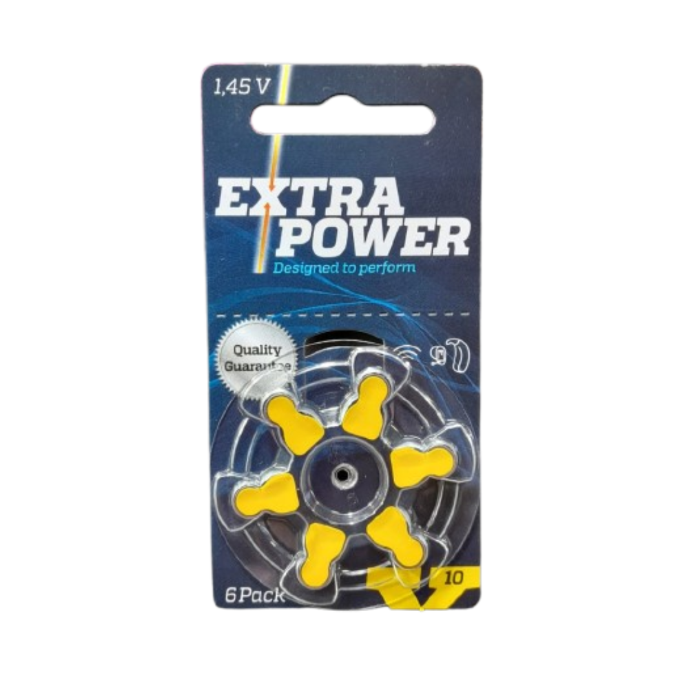 Bateria EXTRA POWER 10 / PR70 - Para Aparelho Auditivo