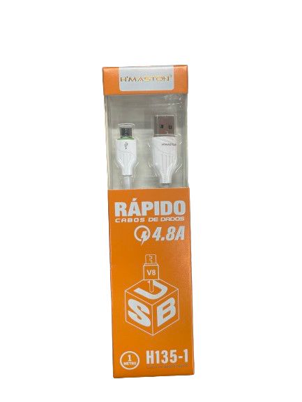 Cabo De Dados Carga 1 METRO Cabo Micro Usb H'maston