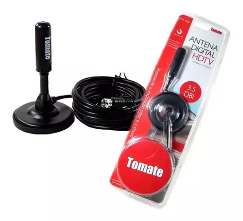 Antena Tomate Original Digital Cabo 5m Interna E Externa